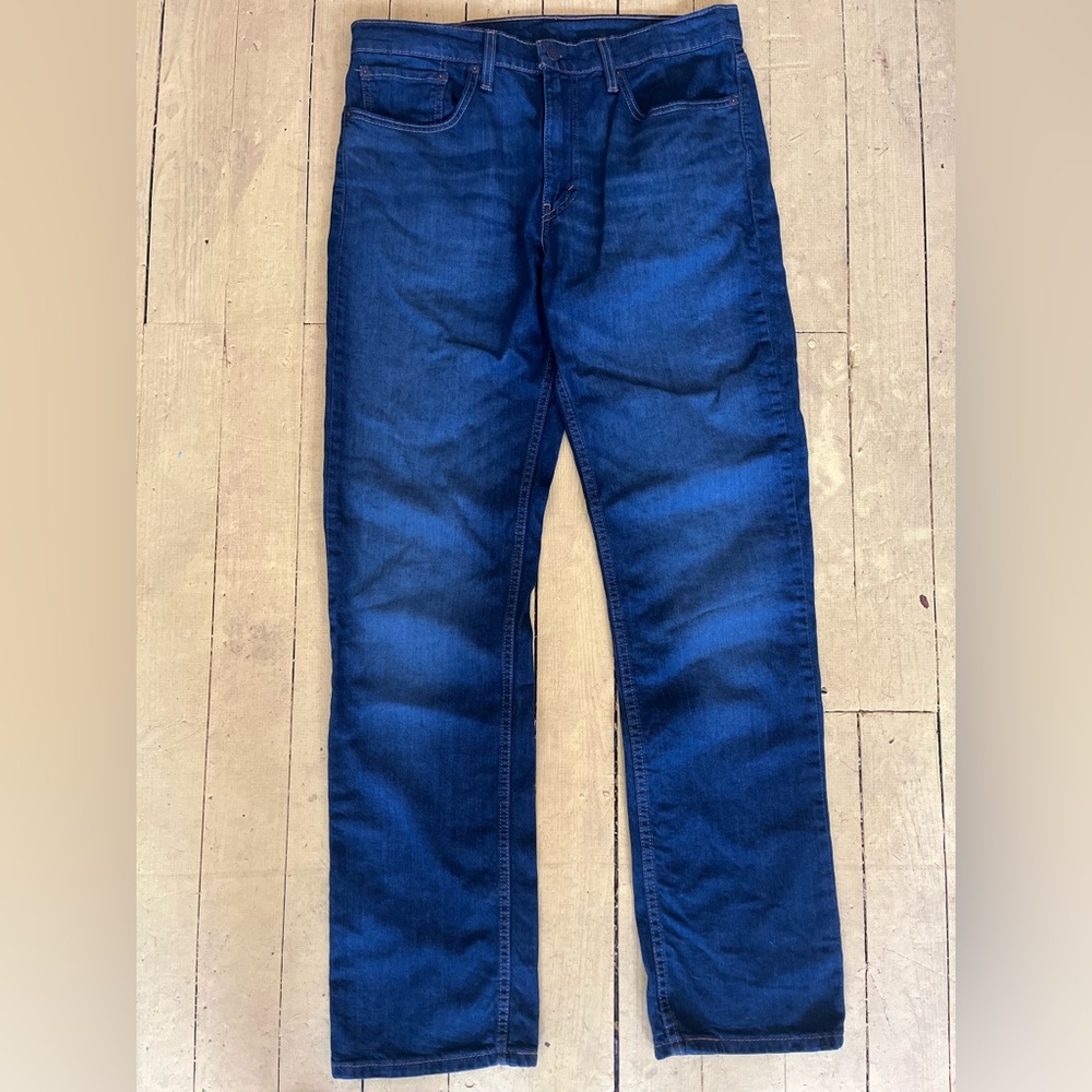 Levi's Dark Blue 514 Straight Jeans for Men 34